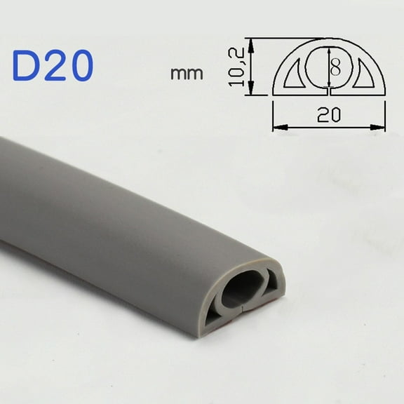 2M Pvc Rubber Wire Trough Floor Anti-Stepping and Pressure-Resistant Wire Trough