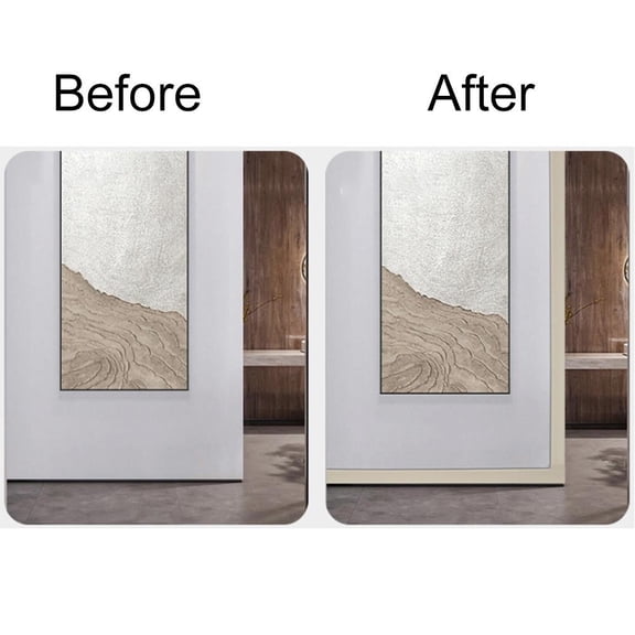 2M Stylish Skirting Board: Thickened Anti-Collision Strip For Home Safety White Smile Home