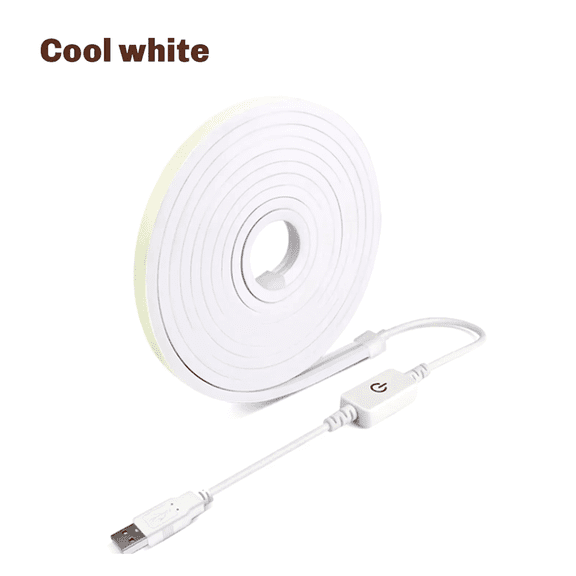 2M USB 5V Smart Neon Strip Lights Touch Sensor Dimmable LED Lamp Waterproof Flexible Light for Home Room Kitchen Decor C