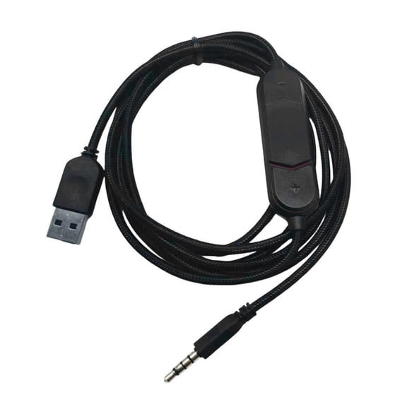 2M USB Enhances Auxiliary Cable With Gold Plate Connectors And Tactile Volumes Adjustment For Gaming Streaming Music Playbacks