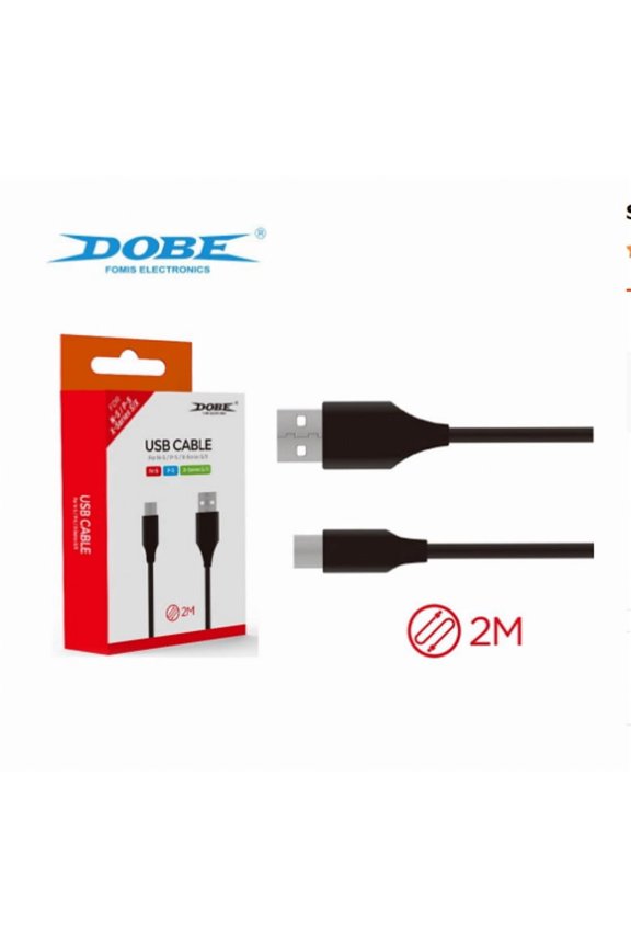 2M Universal USB Charging Cable for Nintendo Switch/PS5/Xbox Series Controllers - Fast Charging Data Sync Cord, Durable Gaming Accessory