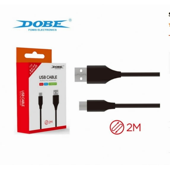 2M Universal USB Charging Cable for Nintendo Switch/PS5/Xbox Series Controllers - Fast Charging Data Sync Cord, Durable Gaming Accessory