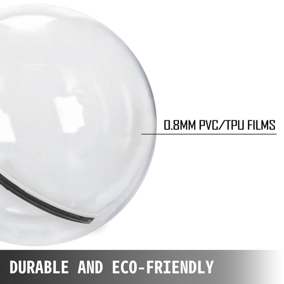 2M Walk on Water Inflatable Zorb Ball Roll with German Zipper PVC