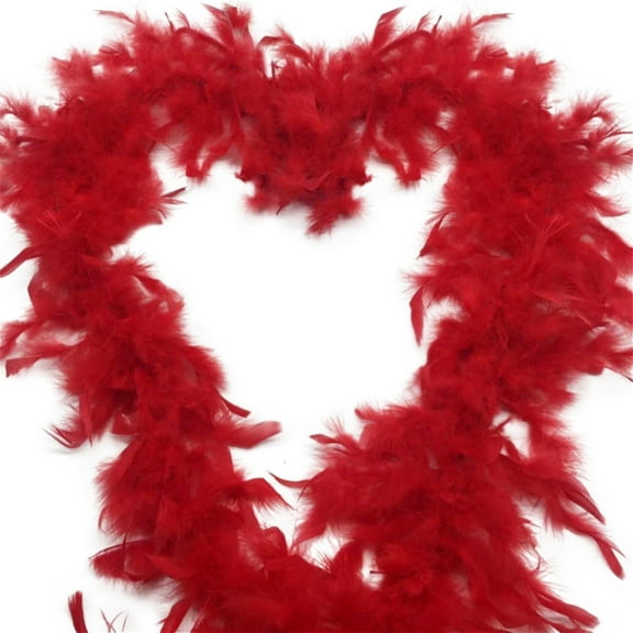 2M White Feather Boa Scarf for Flapper Dance Costume Party Show Decor Chandelier Dress Accessory DIY Craft Material