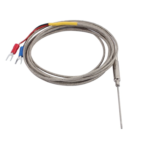 2M Wire Temprature Sensor Thermocouple Probe K Type 50mm x 1.5mm