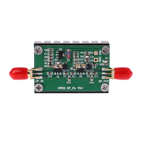 2MHz-700MHZ 3W HF VHF UHF FM Transmitter RF Power Amplifier RF WideBand Amplifier Suiatble for Radio Compact-size