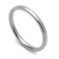 thumbnail image 1 of 2MM Comfort Fit Titanium Wedding Band Classic Domed Ring (Size 1 to 12), 1 of 2