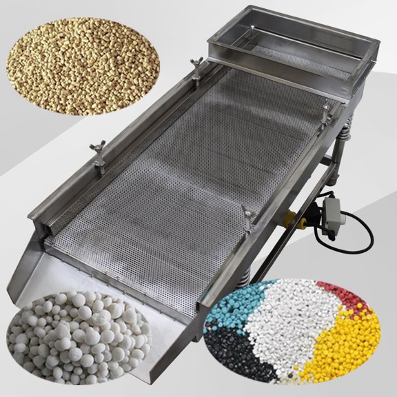 2MM Linear Vibrating Screen Single-Layer Small Stainless Steel Commercial 110V