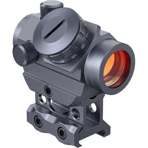 2MOA Red Dot Sight 1x25mm Reflex Sight Waterproof & Shockproof & Fog-Proof Red Dot Scope with 1 inch Riser Mount