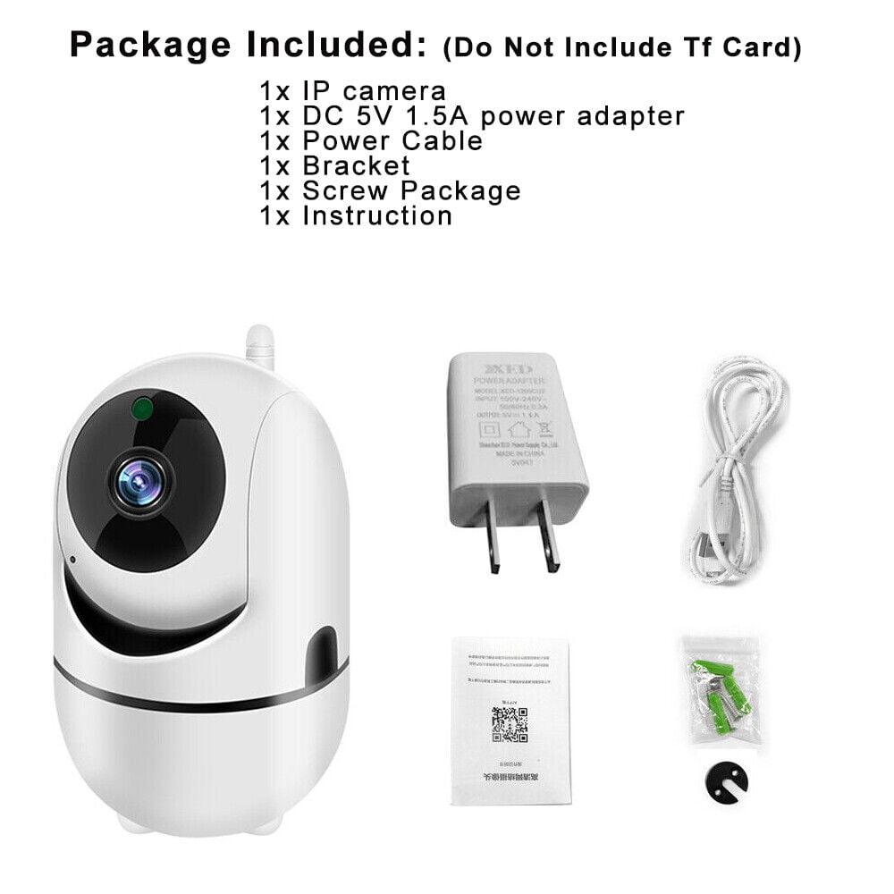 2MP 1080P FHD Wifi IP Security Camera Baby Monitor Smart Indoor CCTV PTZ Camera