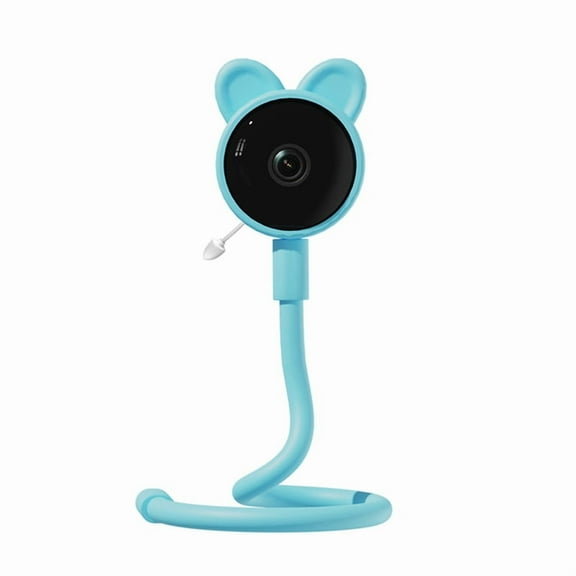 2MP 1080P Tuya APP Remote Control Baby Monitor WIFI IP Camera 120Degree Babysitter Intercom Baby Camera Blue US Plug
