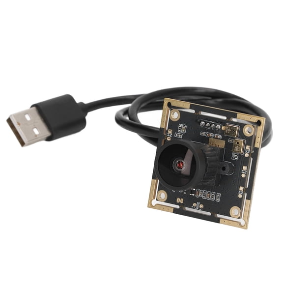 2MP HD USB Camera Module 1920x1080 145 Degree Wide Angle Lens Distortion Free Webcam Board with Dual Silicon Microphones
