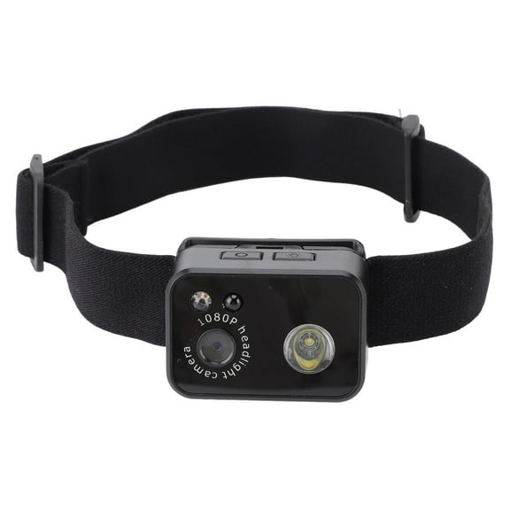 2MP Headlamp Camera 1080P Video Recorder with Builts in LED Light Headbands Camera for Night Activity 1000mAh