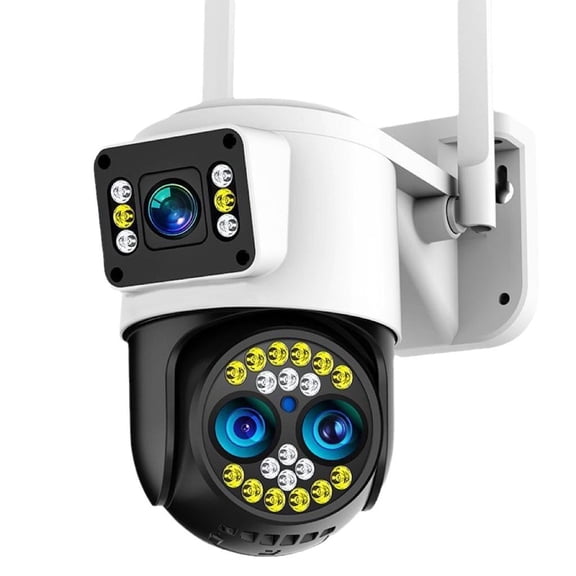 2MP Outdoor Camera, 10X Zoom, WiFi/PoE, IP68, Dual-Light Night Vision, 2-Way Audio, Motion Alert