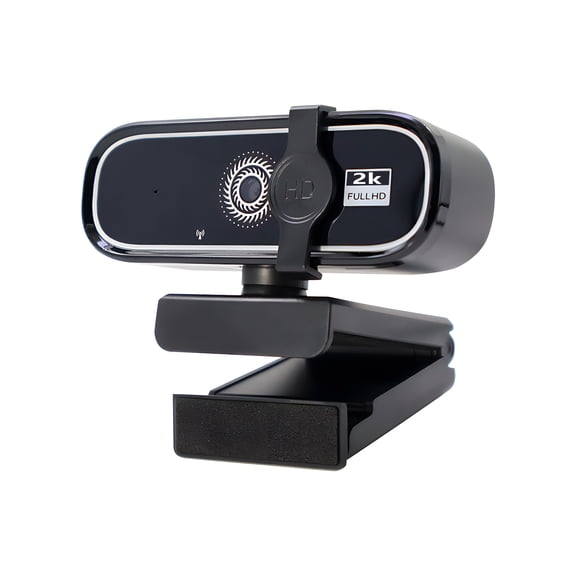 2MP Streaming Camera with Privacy Shutter, Built-in Noise Reduction & Flexible Tripod for Live Broadcast/Video Conferencing