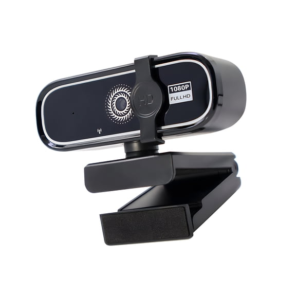 2MP Streaming Camera with Privacy Shutter, Built-in Noise Reduction & Flexible Tripod for Live Broadcast/Video Conferencing