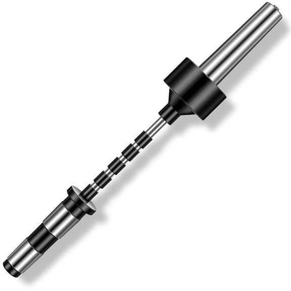 2MT Pen Spindle for Wood Lathe Rotary Tool with Saver and 5 Bushings Barrel Kit
