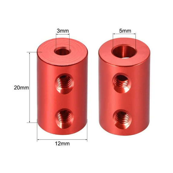 2Mm 3.17Mm 3Mm 5Mm 6Mm Rigid Shaft Coupling Motor Connector Sleeve #45 Steel 3-5