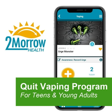 product image of 2Morrow Vaping Program: Software application  for iOS, Android smartphones (smartphone app)