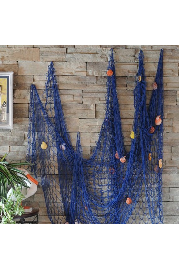2Mx1M Modern Nautical Decorative Fishing Net Seaside Beach Shell Party Door Wall Decor Home Decoration