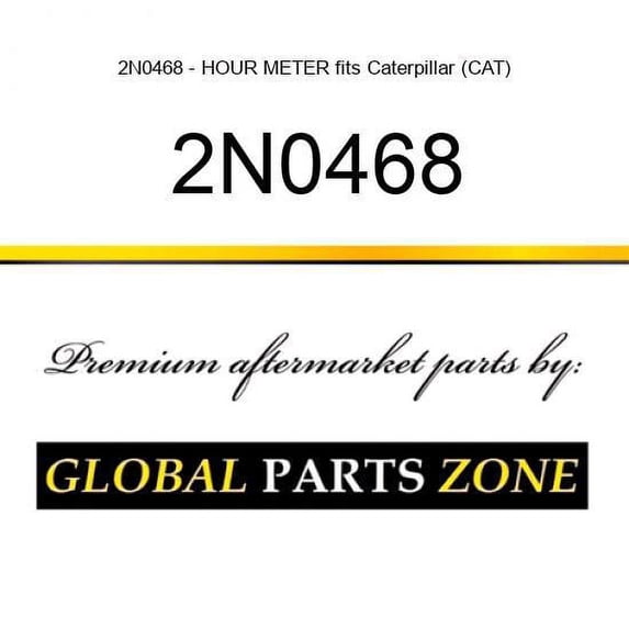 2N0468 - HOUR METER fits Caterpillar (CAT)