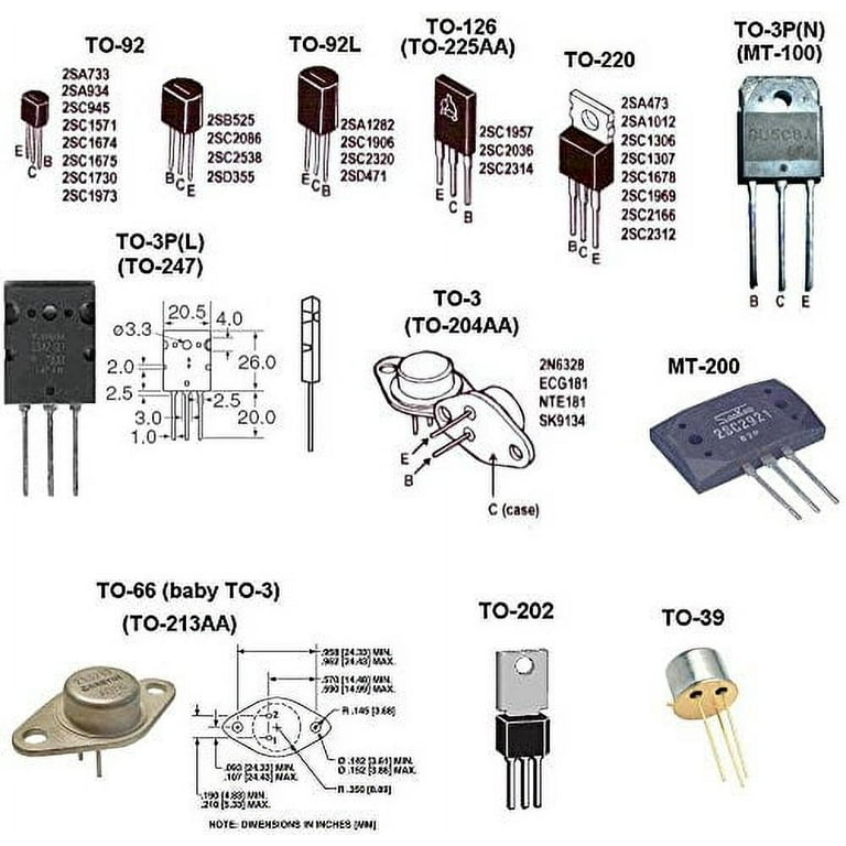 2N5133, Audio NPN Transistor, Vceo=18v, Ic=500mA, Pmax=200mW