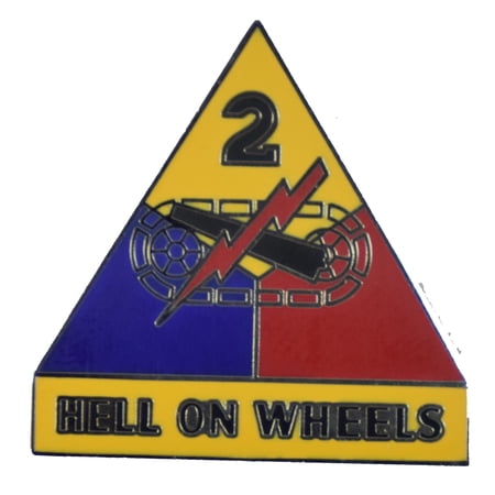2ND ARMORED DIV HAT PIN
