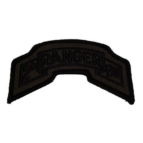 2ND ARMY RANGER BATTALION SCROLL ROCKER PATCH - OLIVE DRAB OD GREEN - Veteran Owned Business.