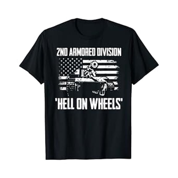 2Nd Armored Division Hell On Wheels T-Shirt