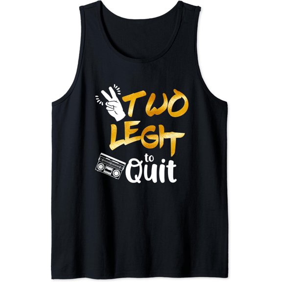 2Nd Birthday Hip Hop Theme Two Legit To Quit Outfit Tank Top Size S-3XL
