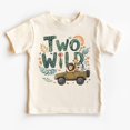 thumbnail image 1 of 2Nd Birthday Safari Toddler Shirt Cute Two Wild Animals Driving Safari Truck Tee Second Birthday Party Theme Boho Kids Shirts TODDLER SHORT SLEEVE TEE BELLA CANVAS 3001T, 1 of 3