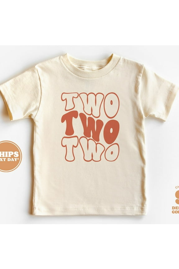 2Nd Birthday Shirt Boy -Two Two Two Birthday Toddler Shirt - Second Birthday Tee TODDLER SHORT SLEEVE TEE BELLA CANVAS 3001T