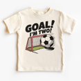 thumbnail image 1 of 2Nd Birthday Soccer Toddler Shirt Goal Im Two Soccer Ball And Net Outfit Soccer Player Tee Boho Toddler, Youth Tee TODDLER SHORT SLEEVE TEE BELLA CANVAS 3001T, 1 of 3