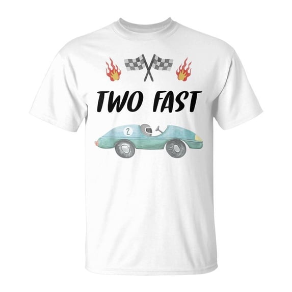 2Nd Birthday Two Fast Race Car Second Bday Party Family TShirt ...