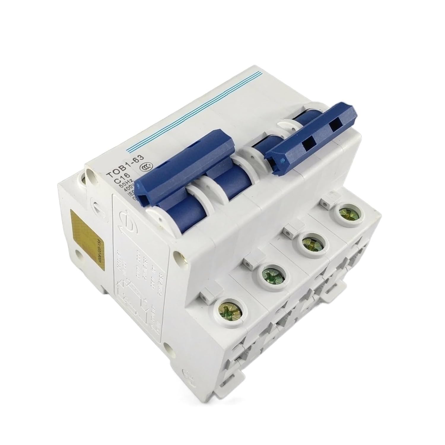 2P 16A MTS Dual Power Manual Transfer Switch Circuit Breaker MCB 16 ...