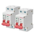 thumbnail image 1 of 2P 20A Flows Disconnector 6kA Circuit Protector DIN Rail Mount Electrical Device, 1 of 10