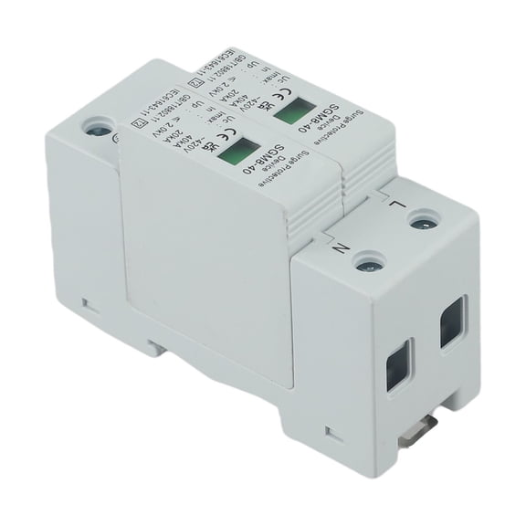 2P 20Ka-40Ka Surge Protective Device Lightnings Protection Surge Arrester 420Vac YIWEI