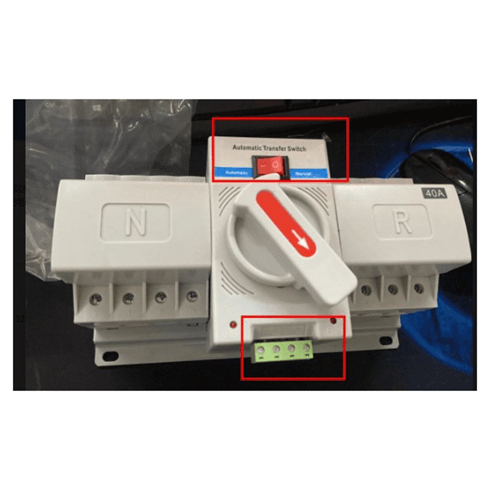 2P/4P 63A32A MCB Type Automatic Dual Power Transfer Switch Circuit