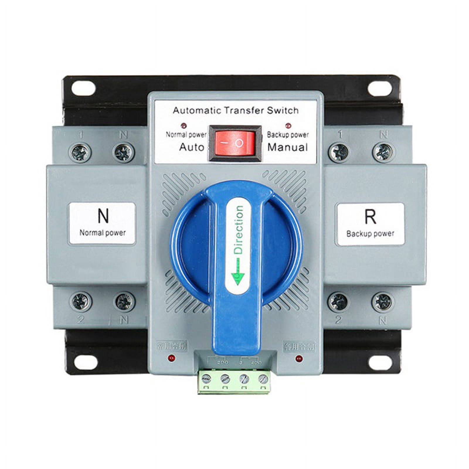 2P 63A 230V MCB Type Dual Power Automatic Transfer Switch ATS Rated Voltage 230V Rated Frequency 50/60Hz,1 x Automatic Transfer Switch,as shown