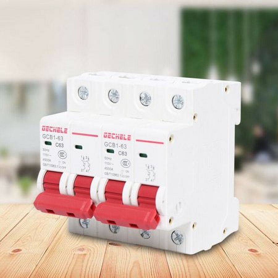2P 63A Home/Office Dual Power Manual Transfer Switch Generator Changeover Switch Dual Power Manual Transfer Switch 400V 63A GCB1-63 For Generator Changeover Manual Transfer Switch