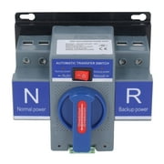 2P Automatic Transfer Switch, CB Type Mini Changeover for Household PV, Rated AC230V, 50A