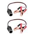 thumbnail image 1 of 2P Car Female Cigarette Lighter Socket to 50A Battery Alligator Clips Connector, 1 of 3