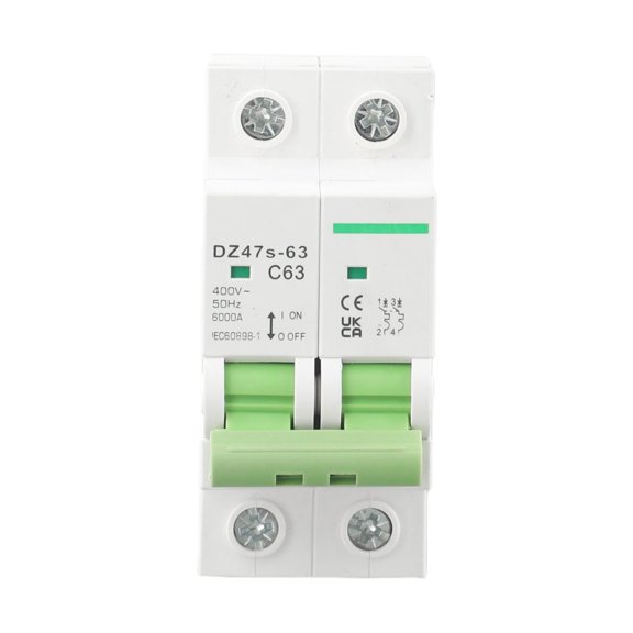 2P Circuit Breaker Ac400V Circuitbreaker Residual Current Breaker Air Switch 6Ka