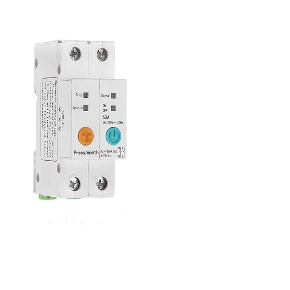 2P Circuit Breaker Energy Power KWh Meter Switch Relay Voltmeter Current Leakage Protection Limitter ,Protect Safety of Circuit