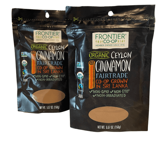 2P Frontier Co-Op, Organic Ceylon Cinnamon, 5.57 oz