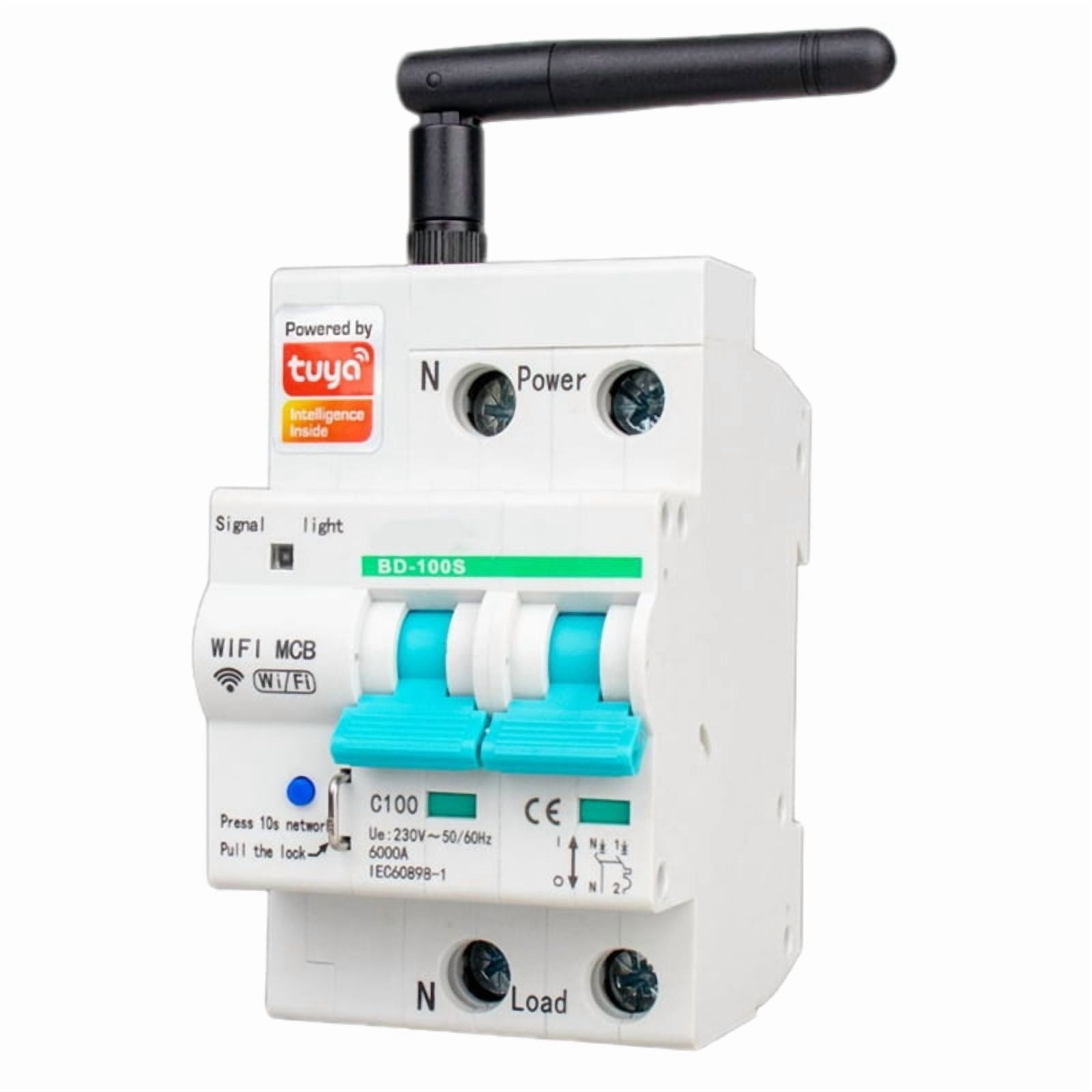 WiFi Intelligent Circuit Breaker ON OFF Timing Energy Meter