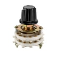 2P9T 2 Pole 9 Position 2-Deck Band Channel Rotary Switch Selector with ...