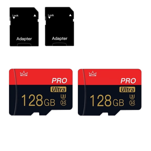 2PACK 128GB MEMORY CARD MINI Card for Camera,Smartphone
