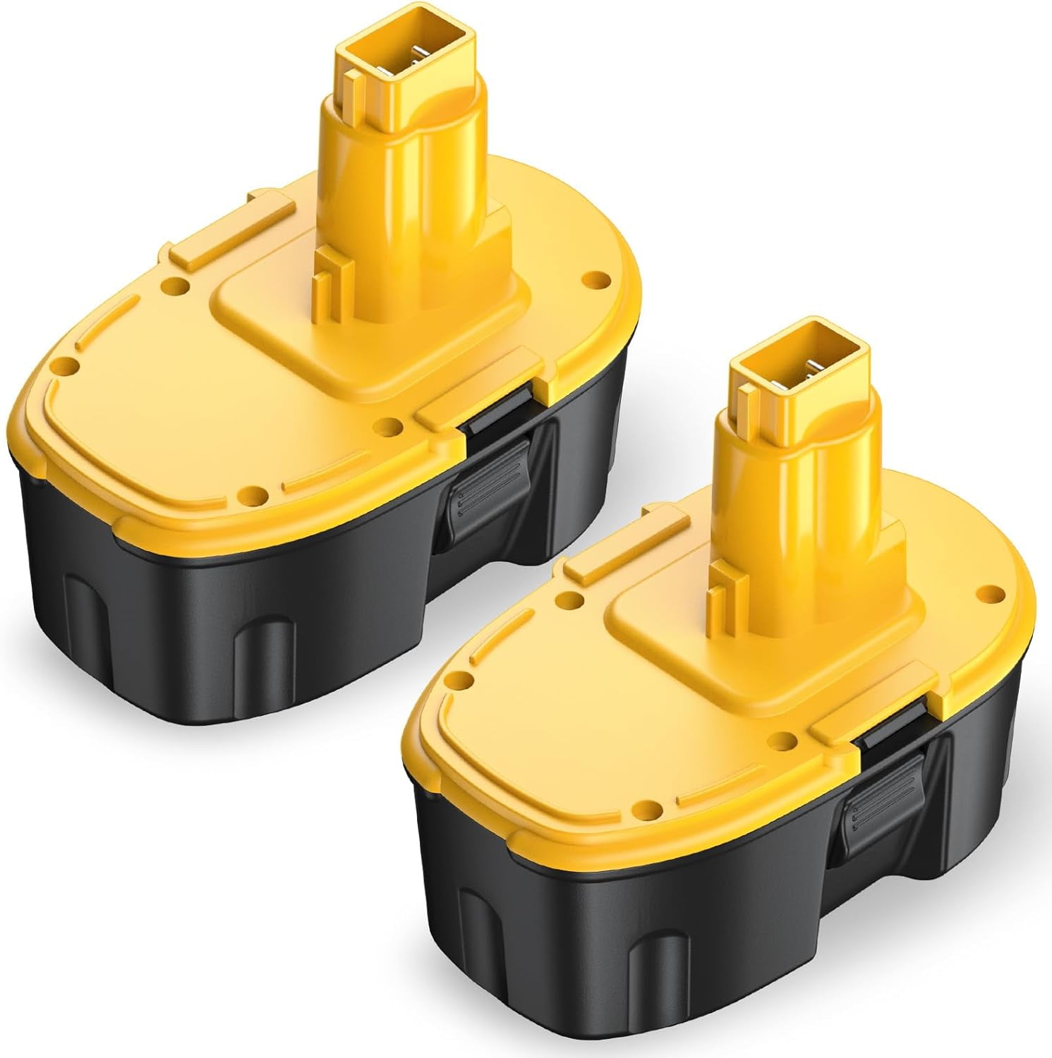 2PACK 18V 4.5Ah DC9096 Battery Replacement for Dewalt 18V DC9098 DC9099 DW9095 DW9096
