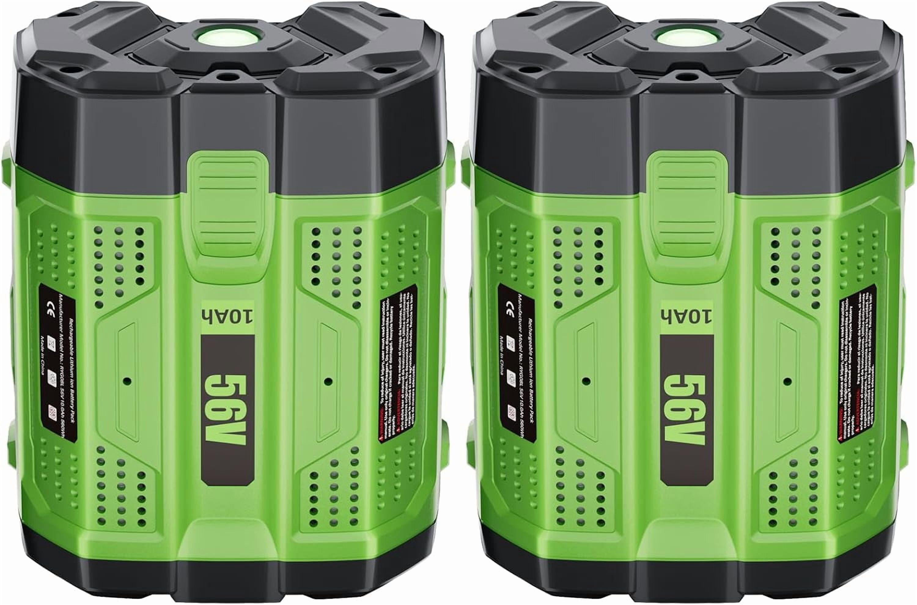 2PACK 56V 10000mAh BA2800 Replacement for EGO Battery 10.0Ah Lithium BA2800 BA4200 Replacement for EGO Battery 56 Volt Battery